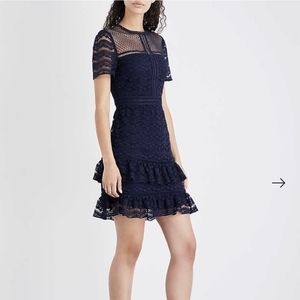 whistles ruffle dress